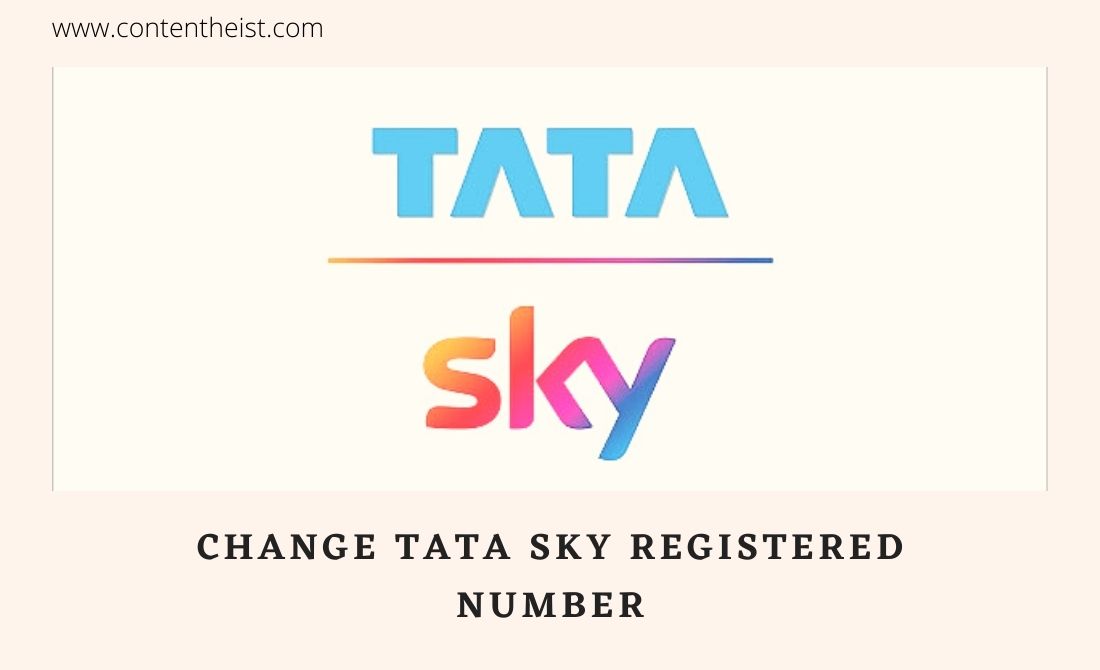 change tata sky registered number