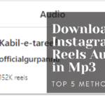 Download Instagram Reels Audio in Mp3